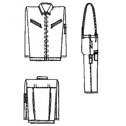 Костюм  мужской Мод.158-07. Костюм летный тип А.
